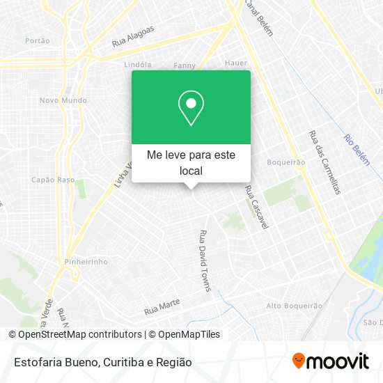Estofaria Bueno mapa