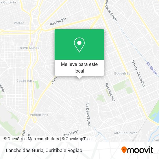 Lanche das Guria mapa
