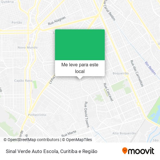 Sinal Verde Auto Escola mapa