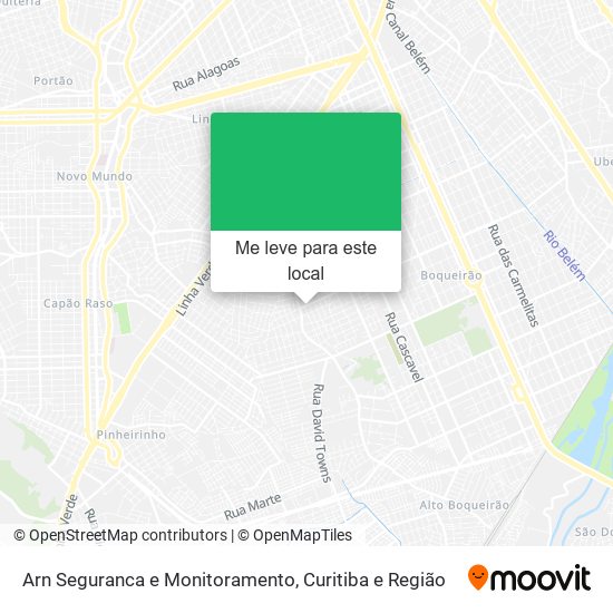 Arn Seguranca e Monitoramento mapa