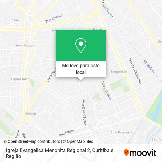 Igreja Evangélica Menonita Regional 2 mapa