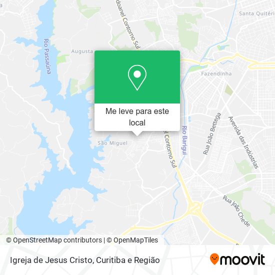 Igreja de Jesus Cristo mapa