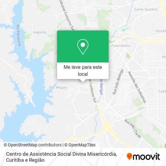 Centro de Assistência Social Divina Misericórdia mapa