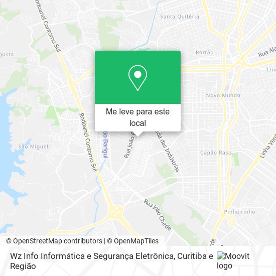 Wz Info Informática e Segurança Eletrônica mapa