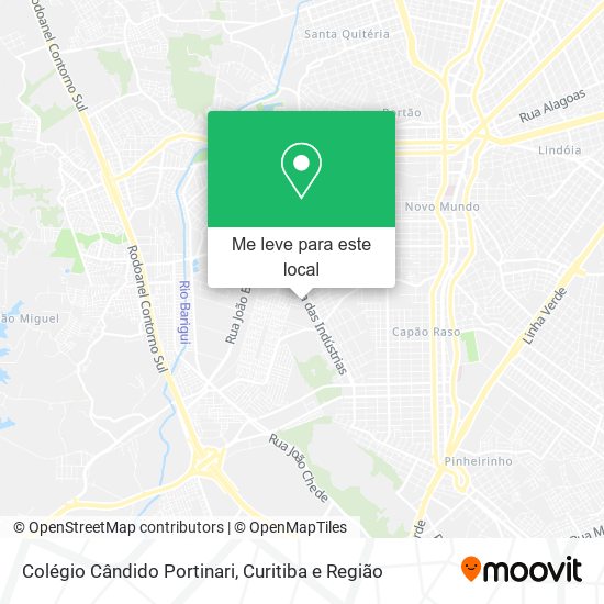 Colégio Cândido Portinari mapa
