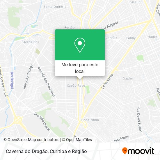 Caverna do Dragão mapa