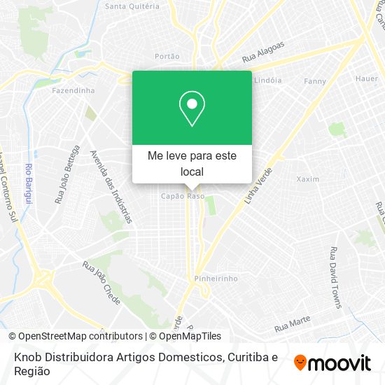 Knob Distribuidora Artigos Domesticos mapa