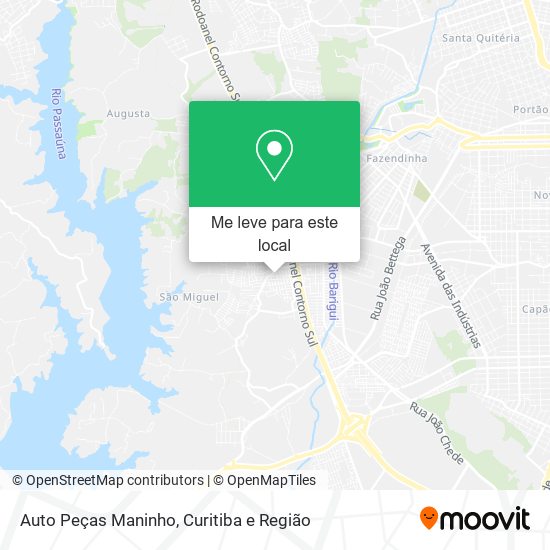 Auto Peças Maninho mapa