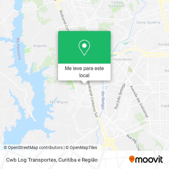 Cwb Log Transportes mapa