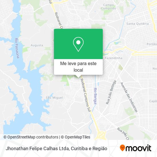 Jhonathan Felipe Calhas Ltda mapa
