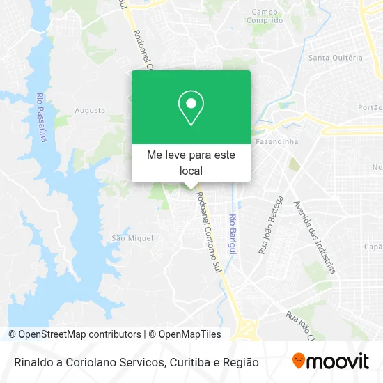 Rinaldo a Coriolano Servicos mapa