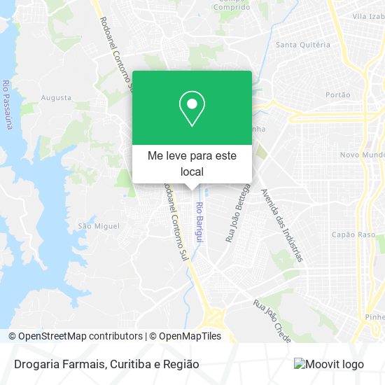 Drogaria Farmais mapa