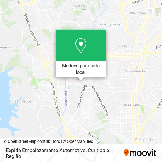 Expide Embelezamento Automotivo mapa