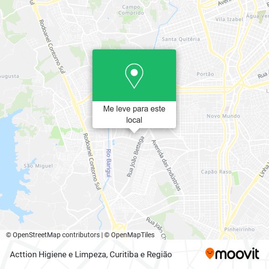 Acttion Higiene e Limpeza mapa