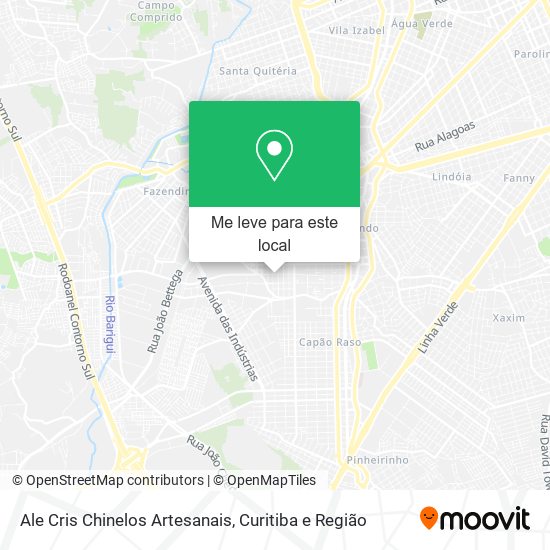 Ale Cris Chinelos Artesanais mapa