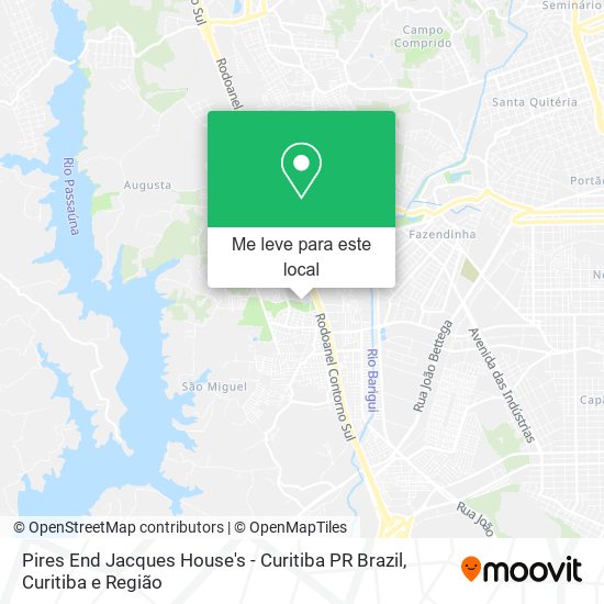 Pires End Jacques House's - Curitiba PR Brazil mapa