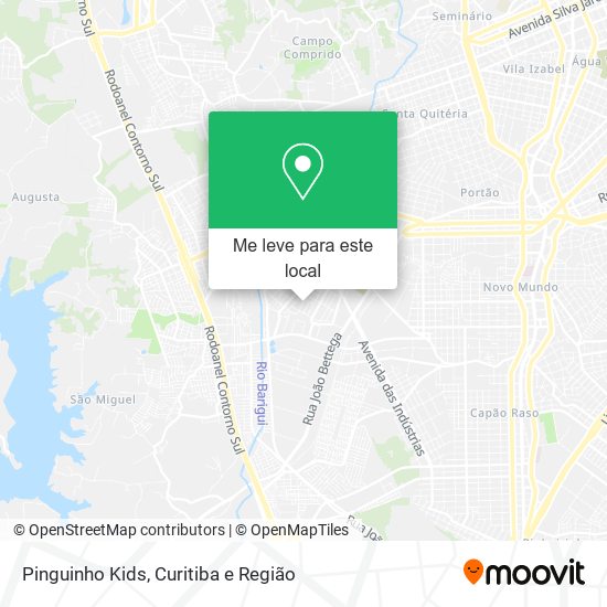 Pinguinho Kids mapa