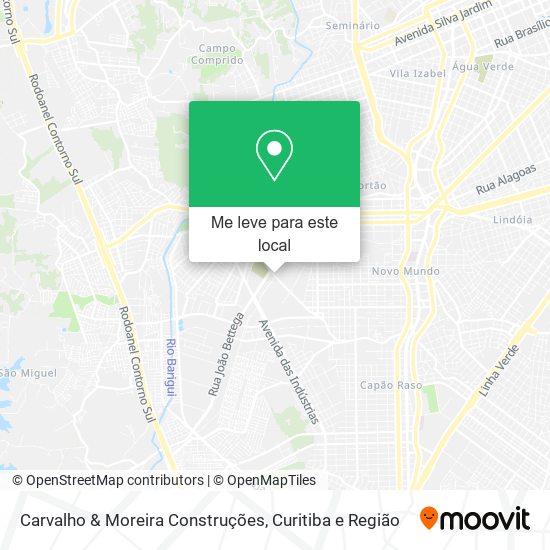 Carvalho & Moreira Construções mapa