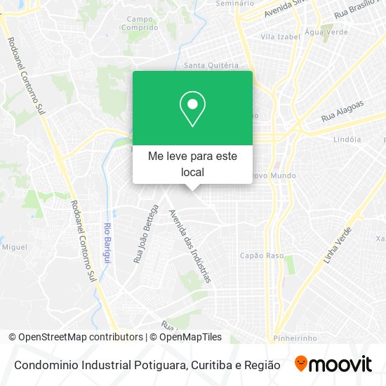 Condominio Industrial Potiguara mapa