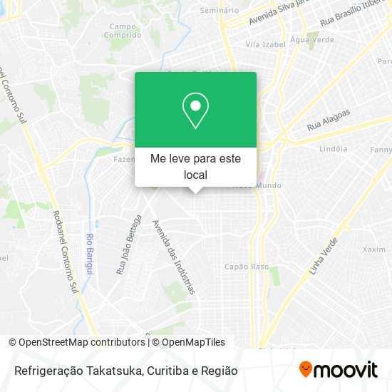 Refrigeração Takatsuka mapa