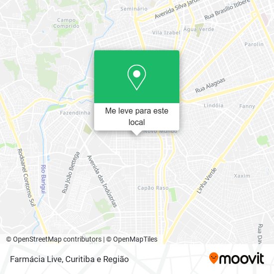 Farmácia Live mapa