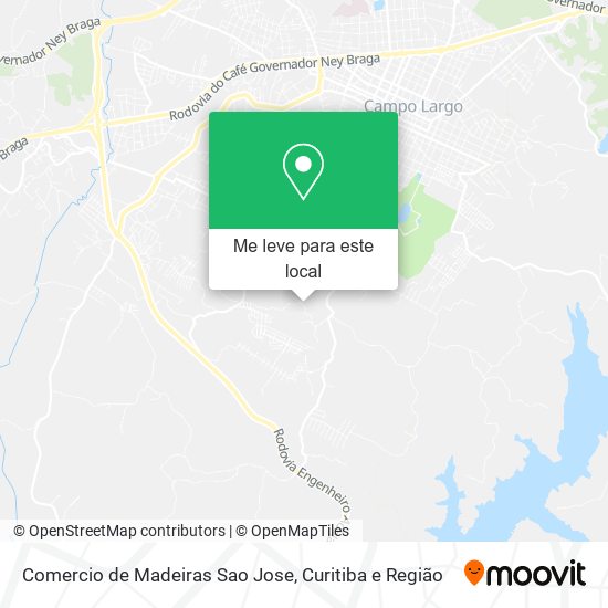 Comercio de Madeiras Sao Jose mapa