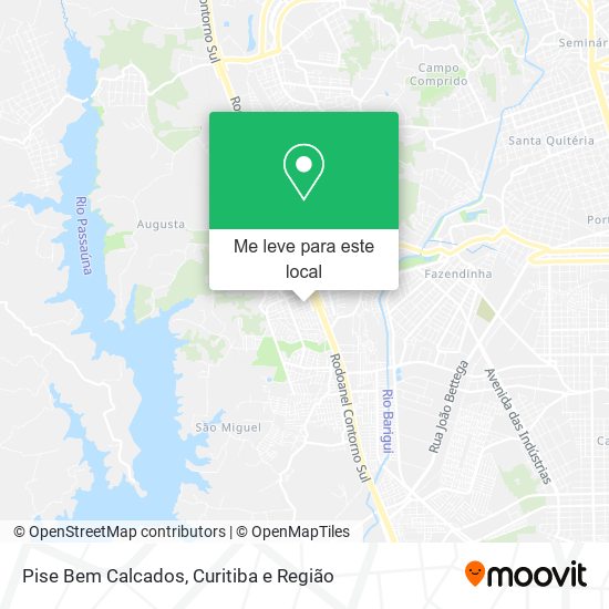 Pise Bem Calcados mapa