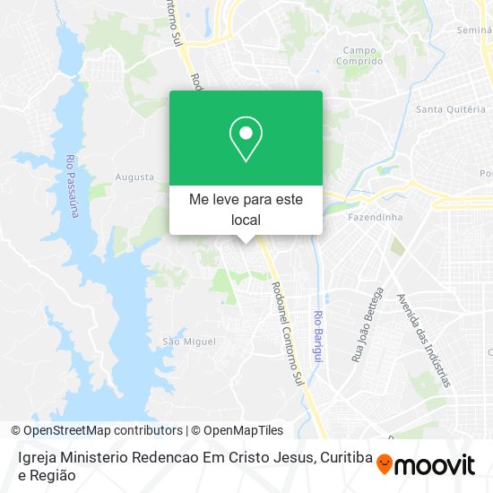 Igreja Ministerio Redencao Em Cristo Jesus mapa