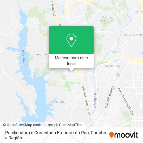 Panificadora e Confeitaria Emporio do Pao mapa