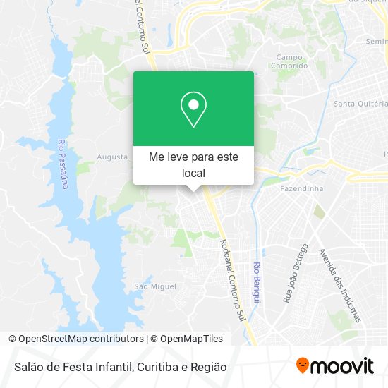 Salão de Festa Infantil mapa