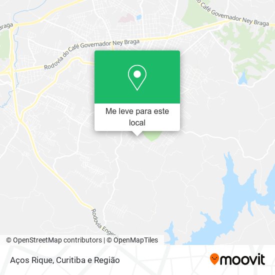 Aços Rique mapa