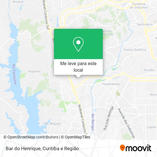 Bar do Henrique mapa