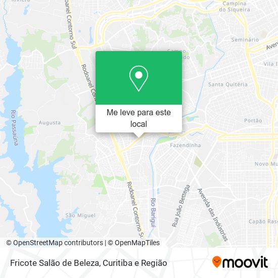 Fricote Salão de Beleza mapa