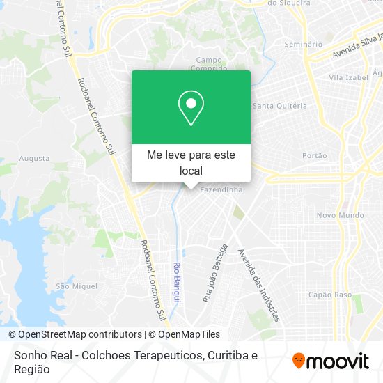 Sonho Real - Colchoes Terapeuticos mapa