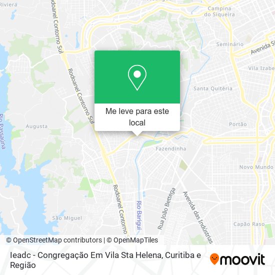 Ieadc - Congregação Em Vila Sta Helena mapa