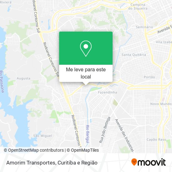 Amorim Transportes mapa