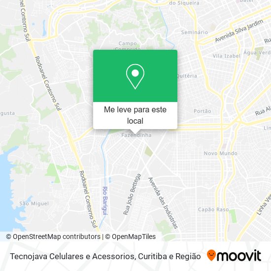 Tecnojava Celulares e Acessorios mapa