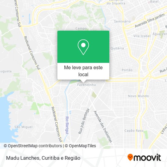 Madu Lanches mapa