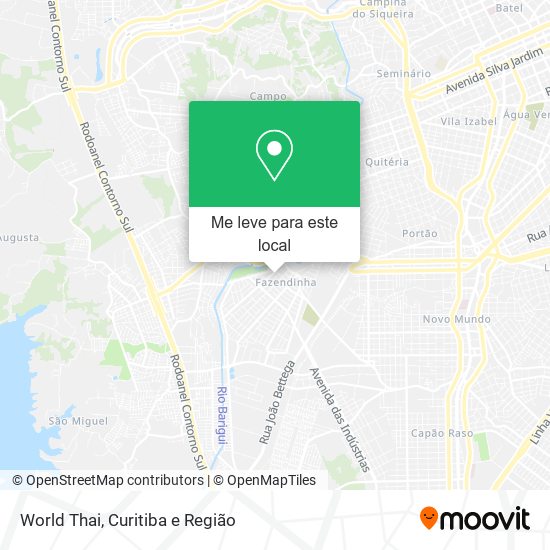 World Thai mapa