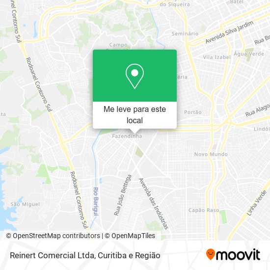 Reinert Comercial Ltda mapa