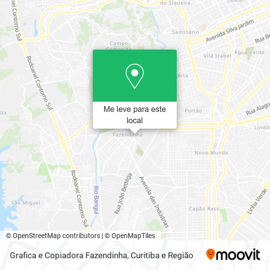 Grafica e Copiadora Fazendinha mapa