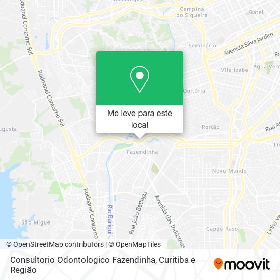 Consultorio Odontologico Fazendinha mapa