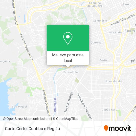 Corte Certo mapa