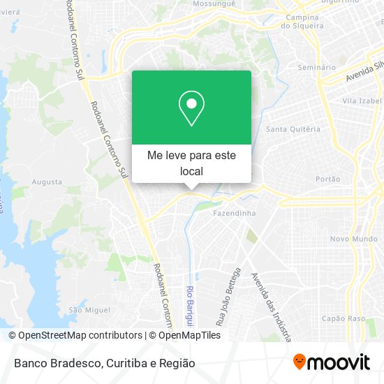 Banco Bradesco mapa