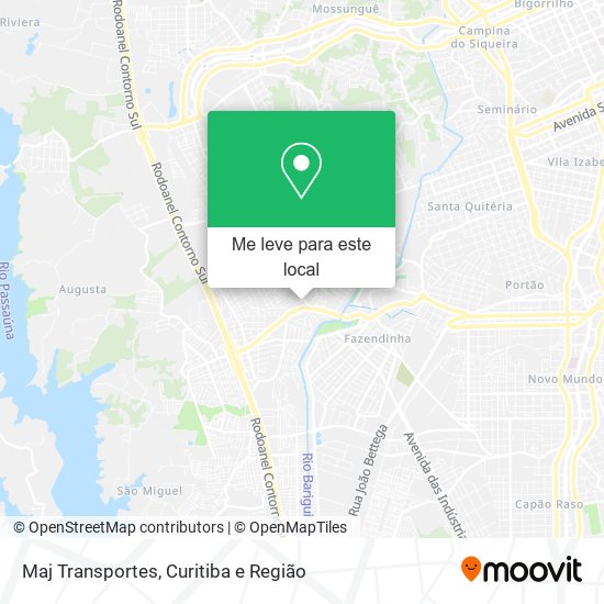 Maj Transportes mapa