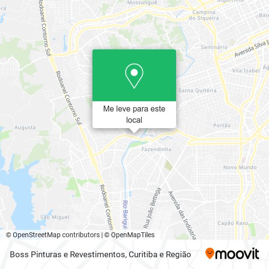 Boss Pinturas e Revestimentos mapa