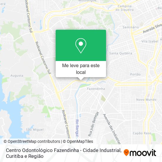 Centro Odontológico Fazendinha - Cidade Industrial mapa