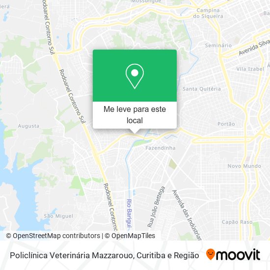 Policlínica Veterinária Mazzarouo mapa