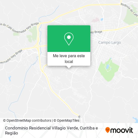 Condomínio Residencial Villagio Verde mapa