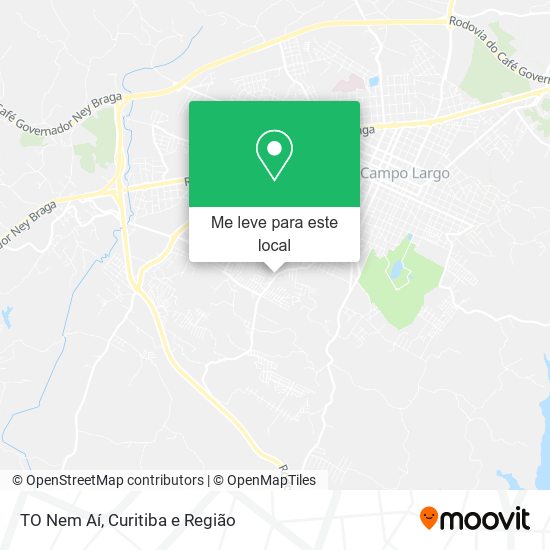 TO Nem Aí mapa